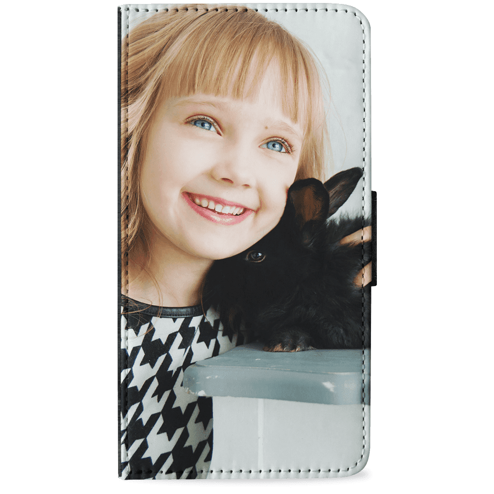 iPhone X Personalised Wallet Case - Faux Leather